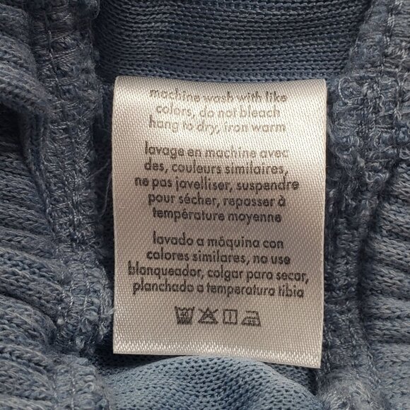 We Wore What Revolve Tie Halter Wide Rib Bra Top Women's Size XS Storm Blue NWT - Picture 12 of 16